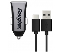 Energizer DC2IPGUCC3 Ultimate Car Charger + USB C Black